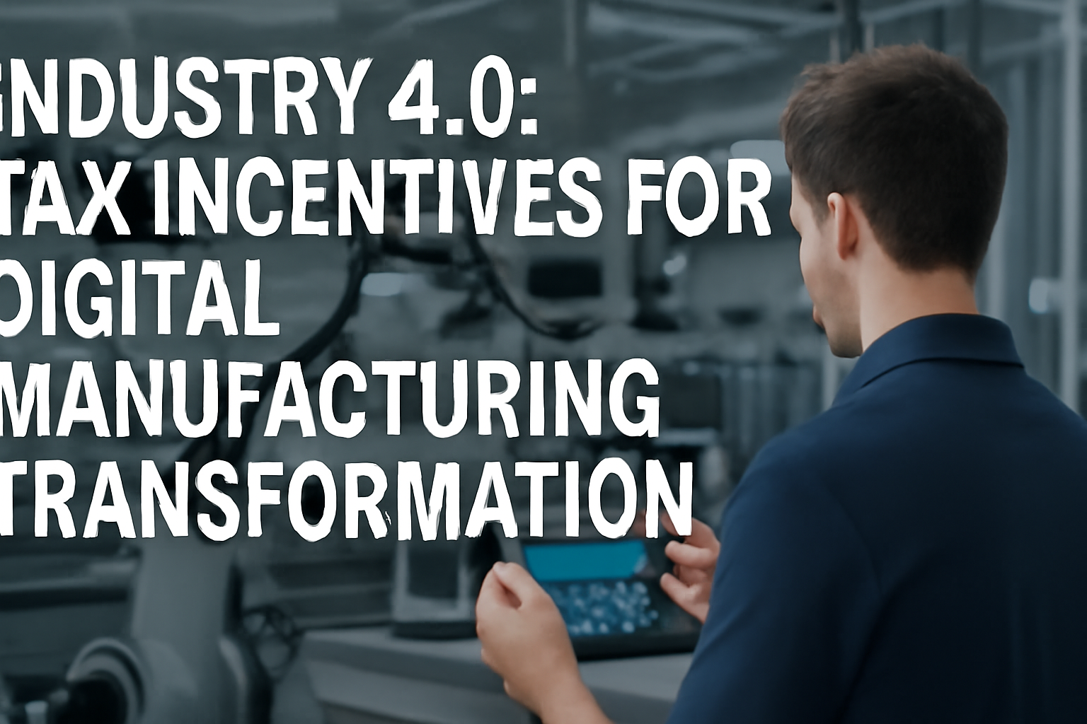 Industry 4.0: Tax Incentives for Digital Manufacturing Transformation