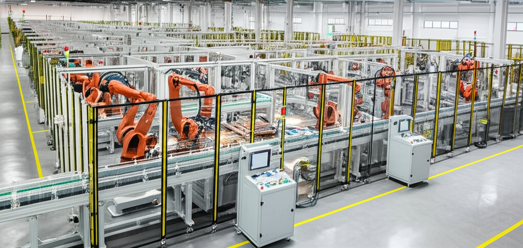 Modern metal fabrication facility showcasing advanced manufacturing processes and equipment