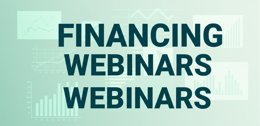 Manufacturing financing webinars