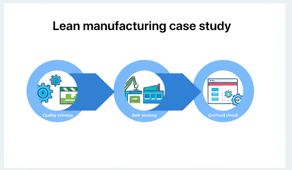Lean manufacturing implementation in automotive parts factory