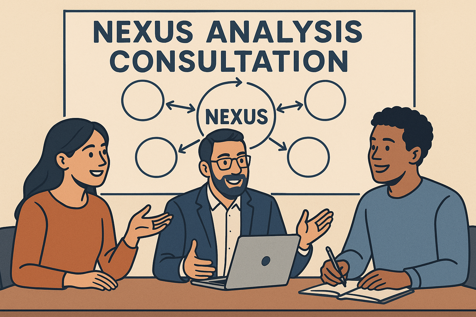 Tax professionals analyzing multi-state nexus requirements for manufacturing companies